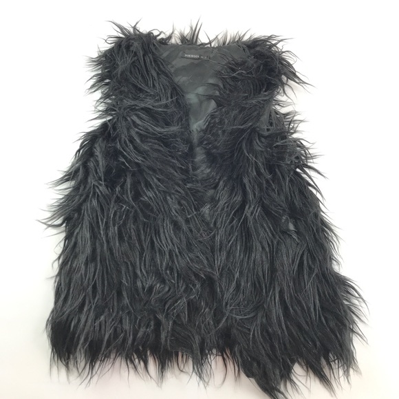 Foxiedox black fur vest - Picture 2 of 6